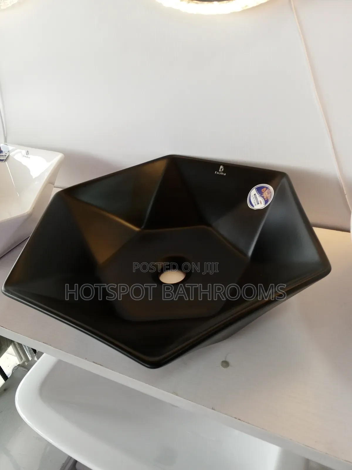 Matt Black Countertop Basin