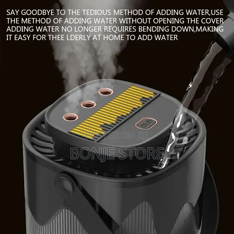 3l Rechargeable Air Humidifier Atomizer Diffuser + Free Aroma Oil