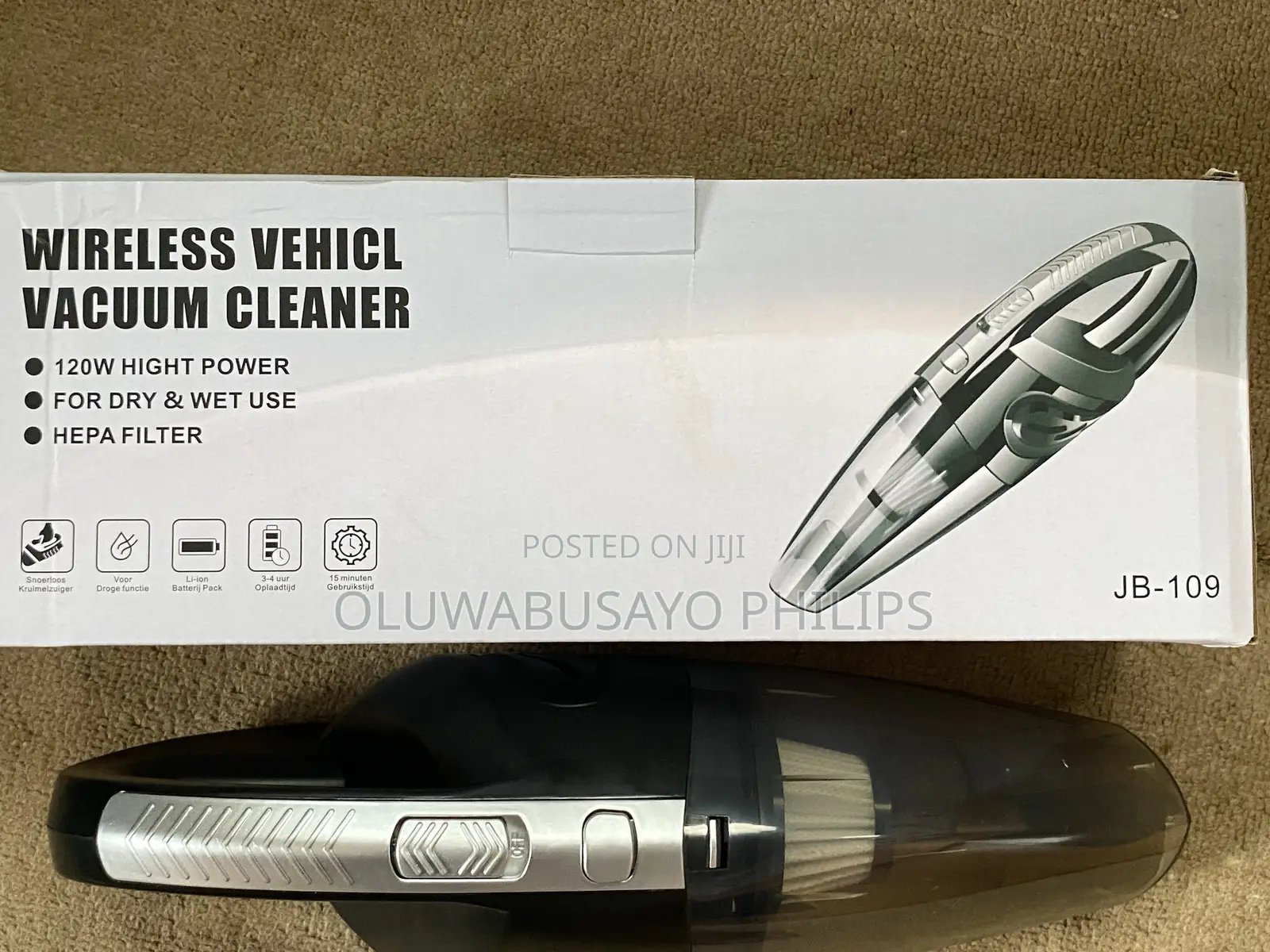 Wireless Vaccum Car Cleaner