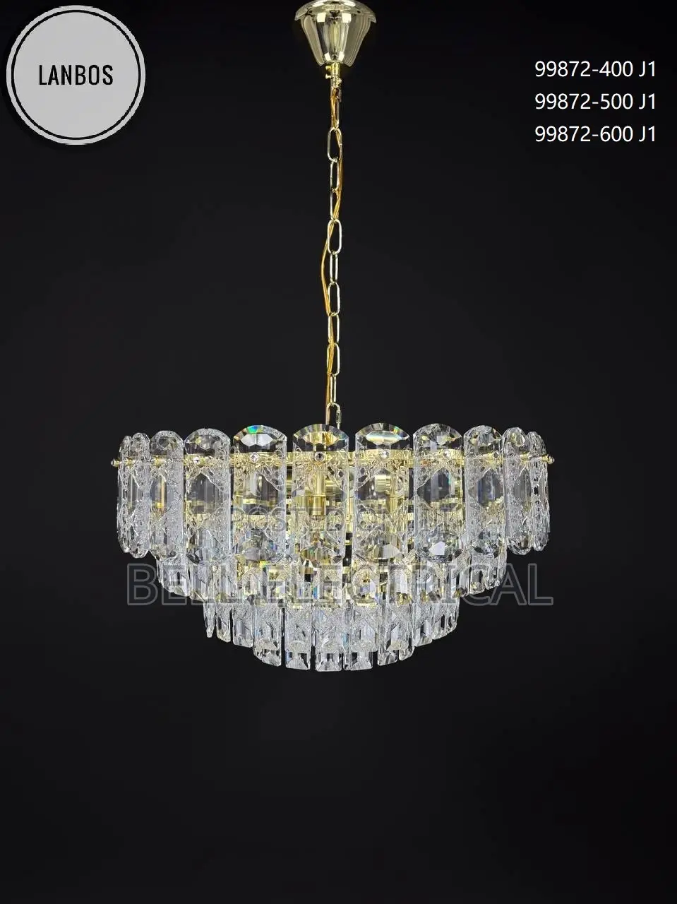 400mm High End Luxury Crystal Ceiling Light