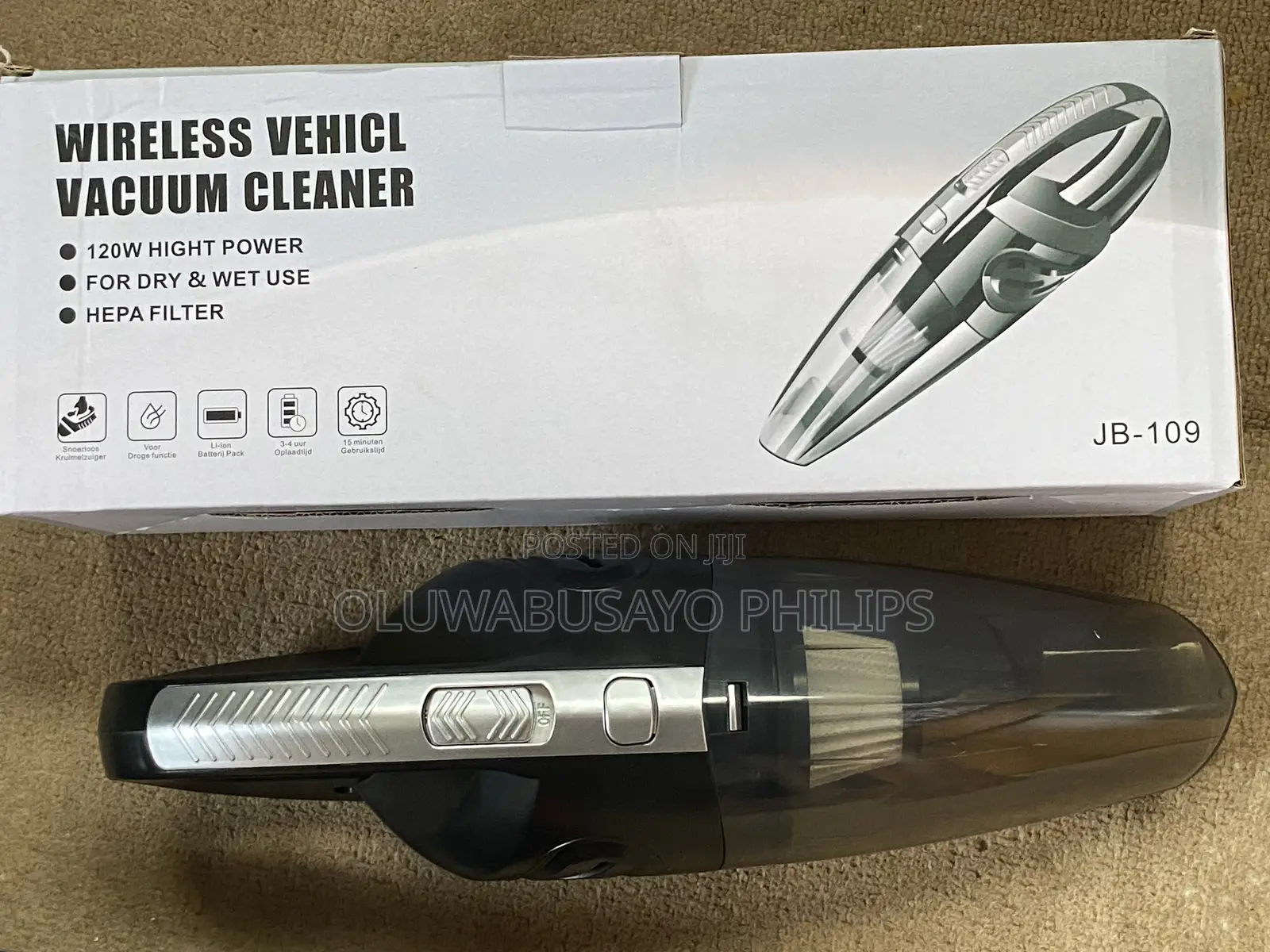 Wireless Vaccum Car Cleaner