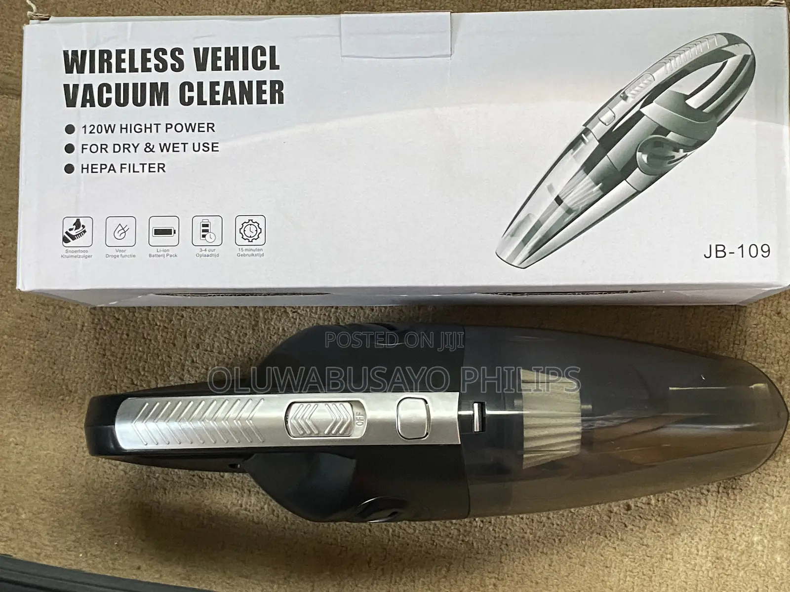 Wireless Vaccum Car Cleaner