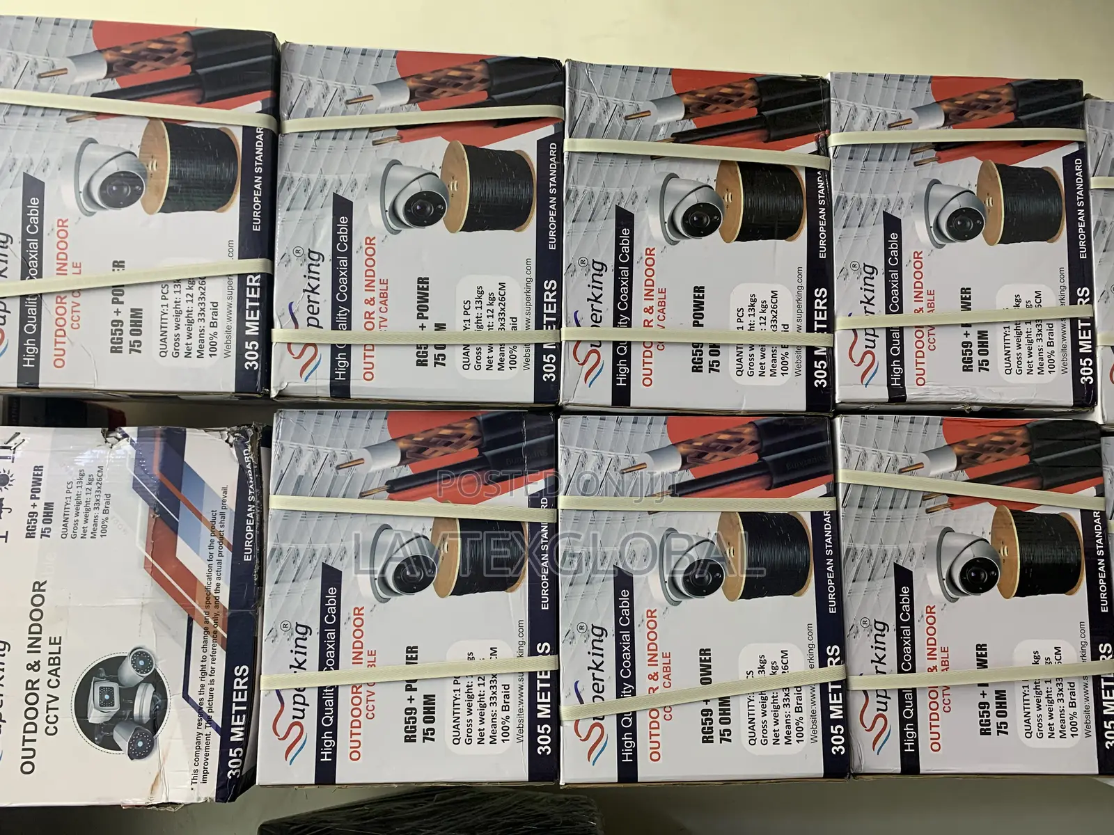 High Quality Super King Outdoor and Indoor CCTV Cable