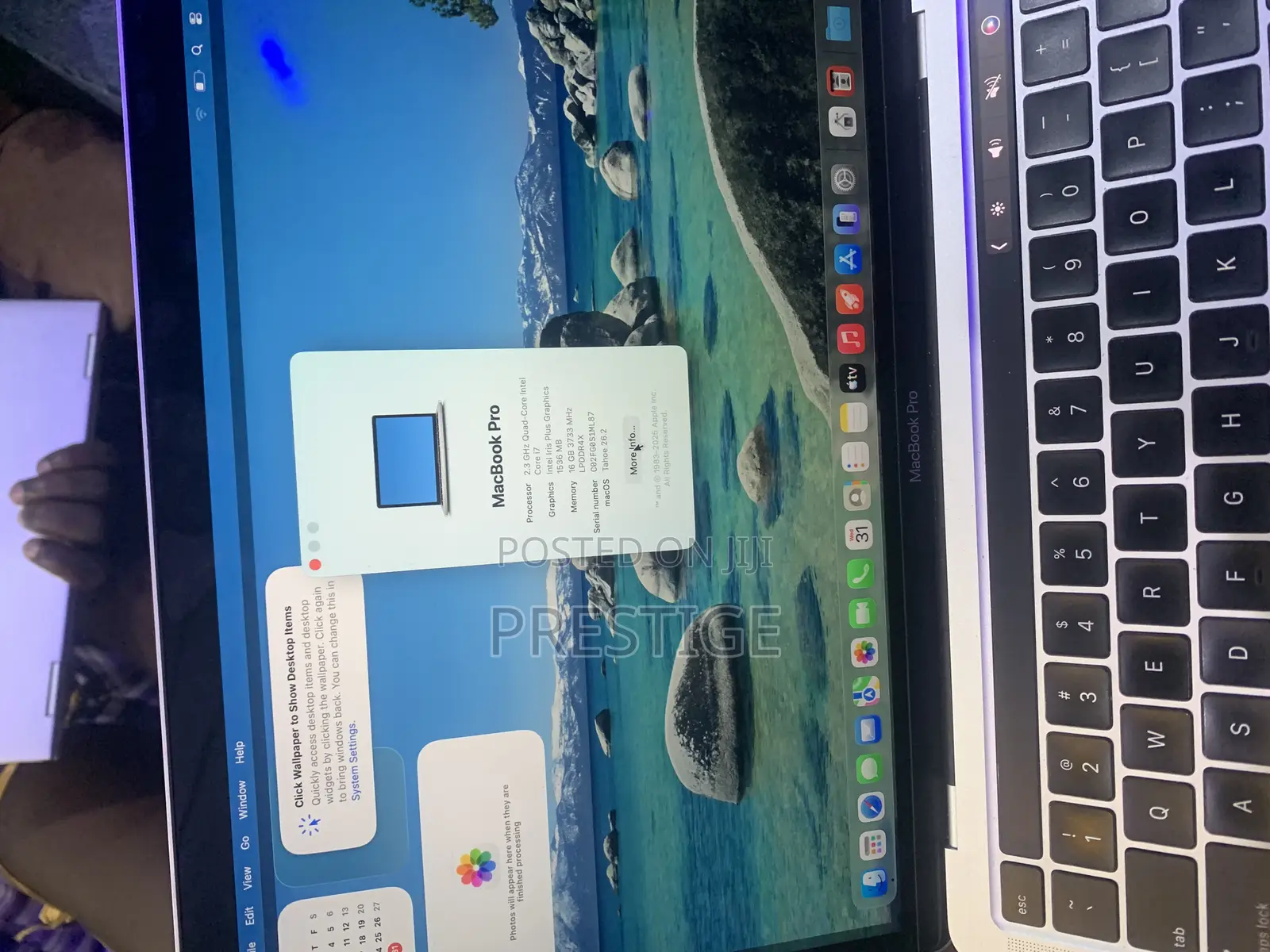 Laptop Apple MacBook Pro 2020 16GB Intel Core i7 SSD 512GB