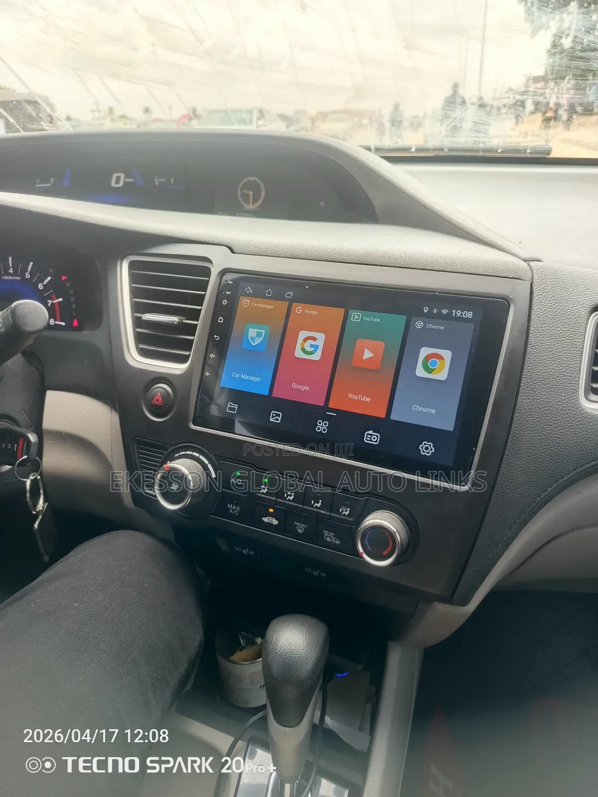 Android Screen for Honda Civic 2014-2015 Model With Rear Camera