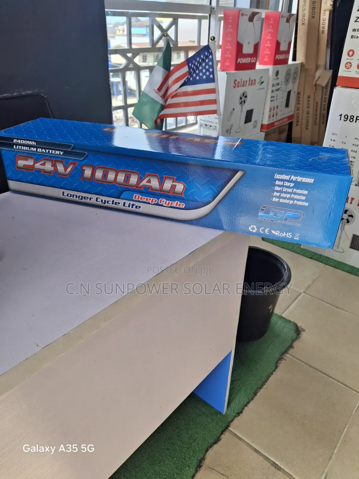 100ahs/24v Lgpower Lithium-Iron Battery