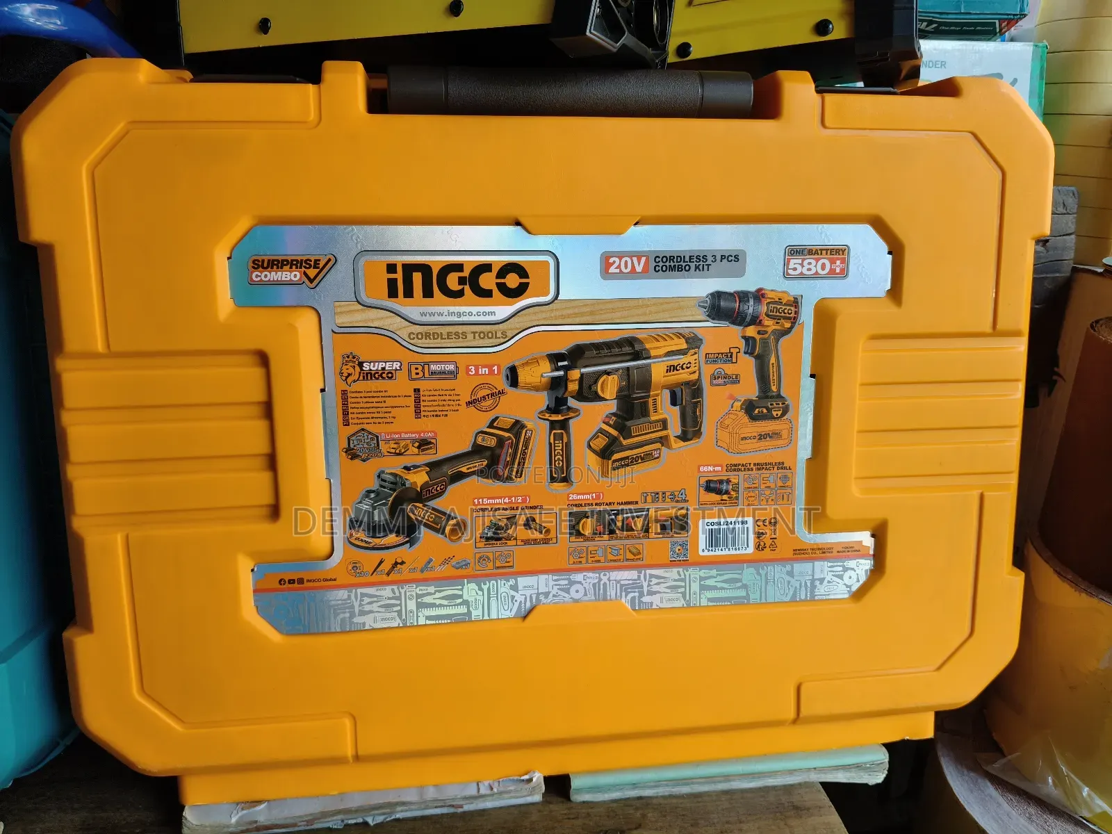 Brushless Cordless 3 in 1 Combo Kit