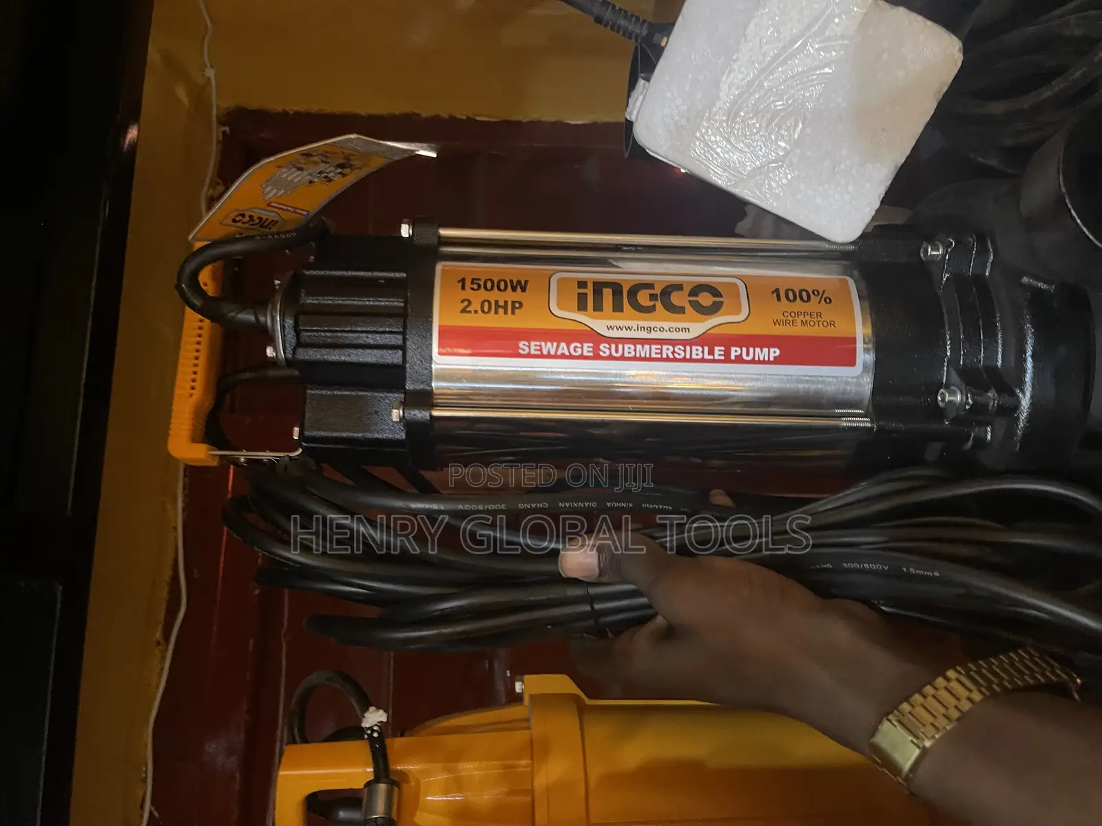 1500w 2.0hp Ingco Sewage Dirty Water Pump