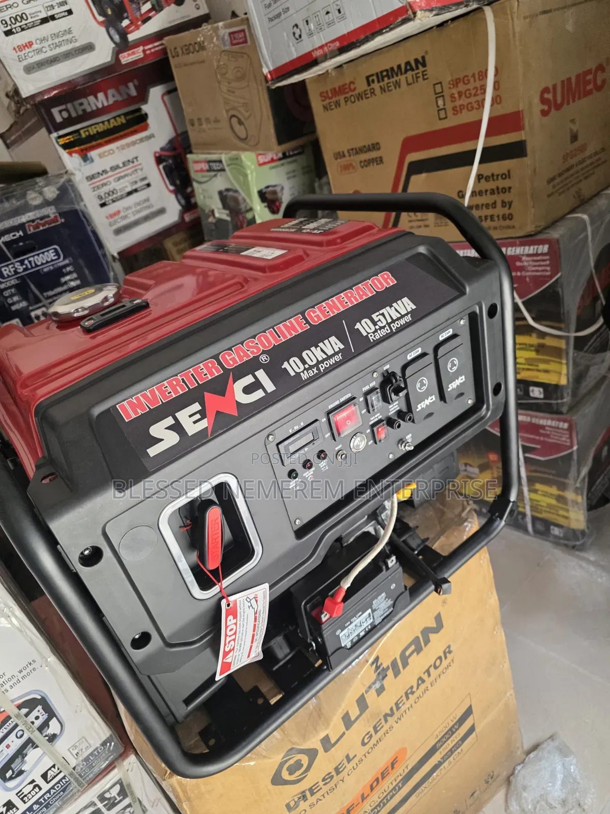 ☆¤Best Senci Inverter Petrol Gen Low Fuel Consumption 10.57kva