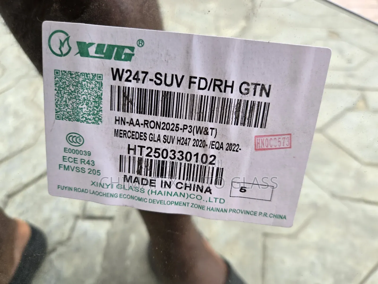 Gla250 2022 Door Glass Available at Chimatex