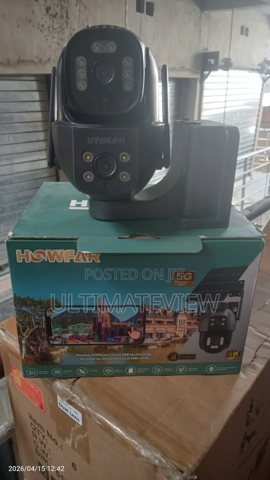 5g Network Solar Camera Dual Lens