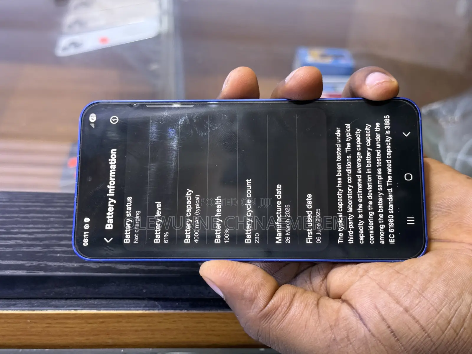 Samsung Galaxy S25 256 GB Blue