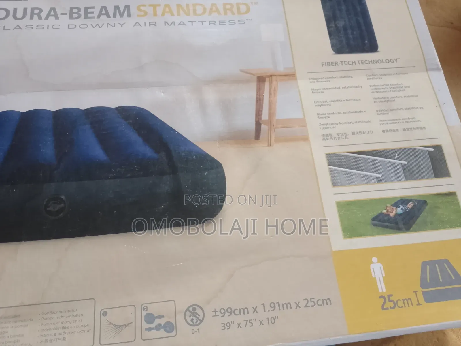 Inflatable Air Bed Single Size Air Mattress