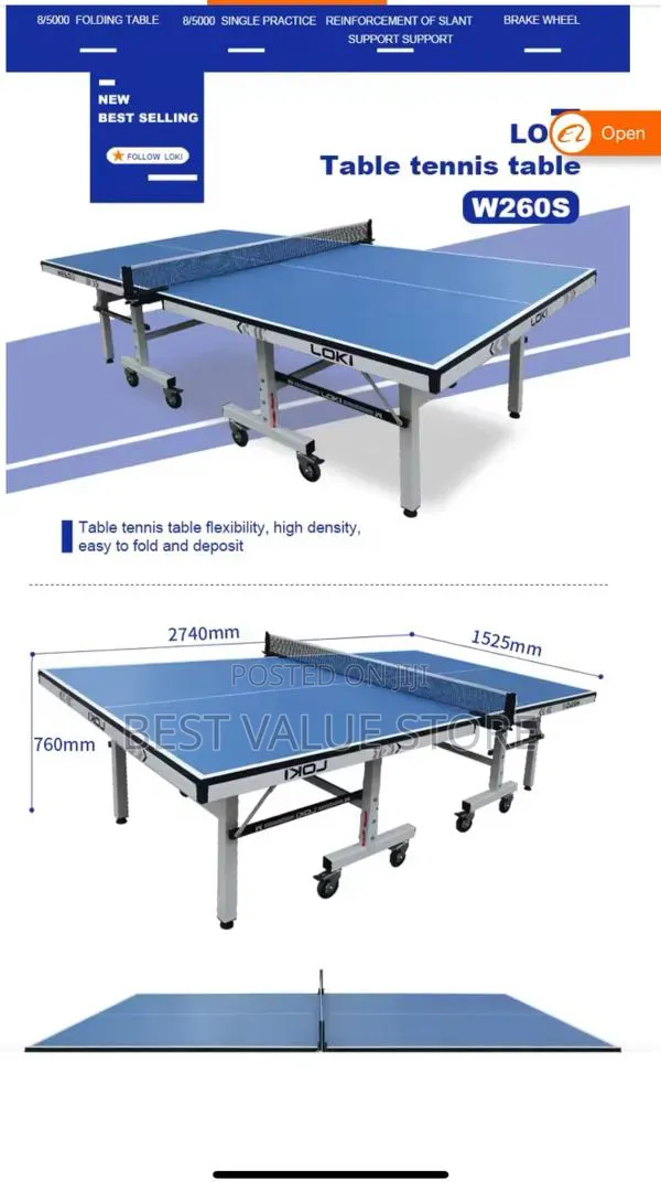Loki Outdoor Aluminum Table Tennis Outdoor Board