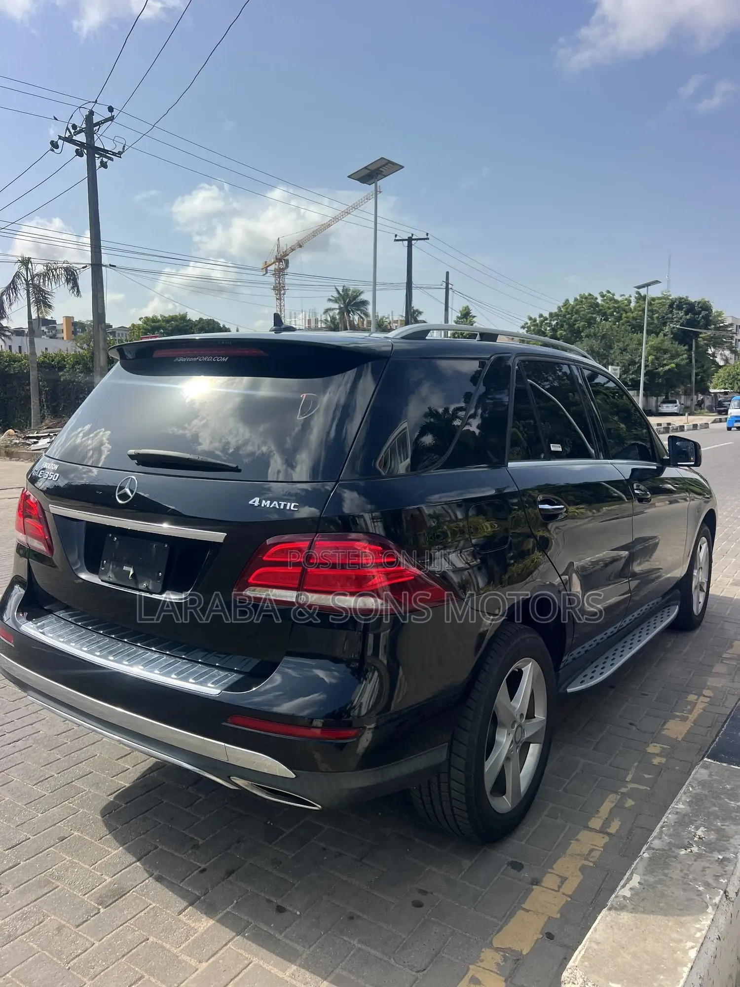 Mercedes-Benz GLE-Class GLE 550 4MATIC 2017 Black