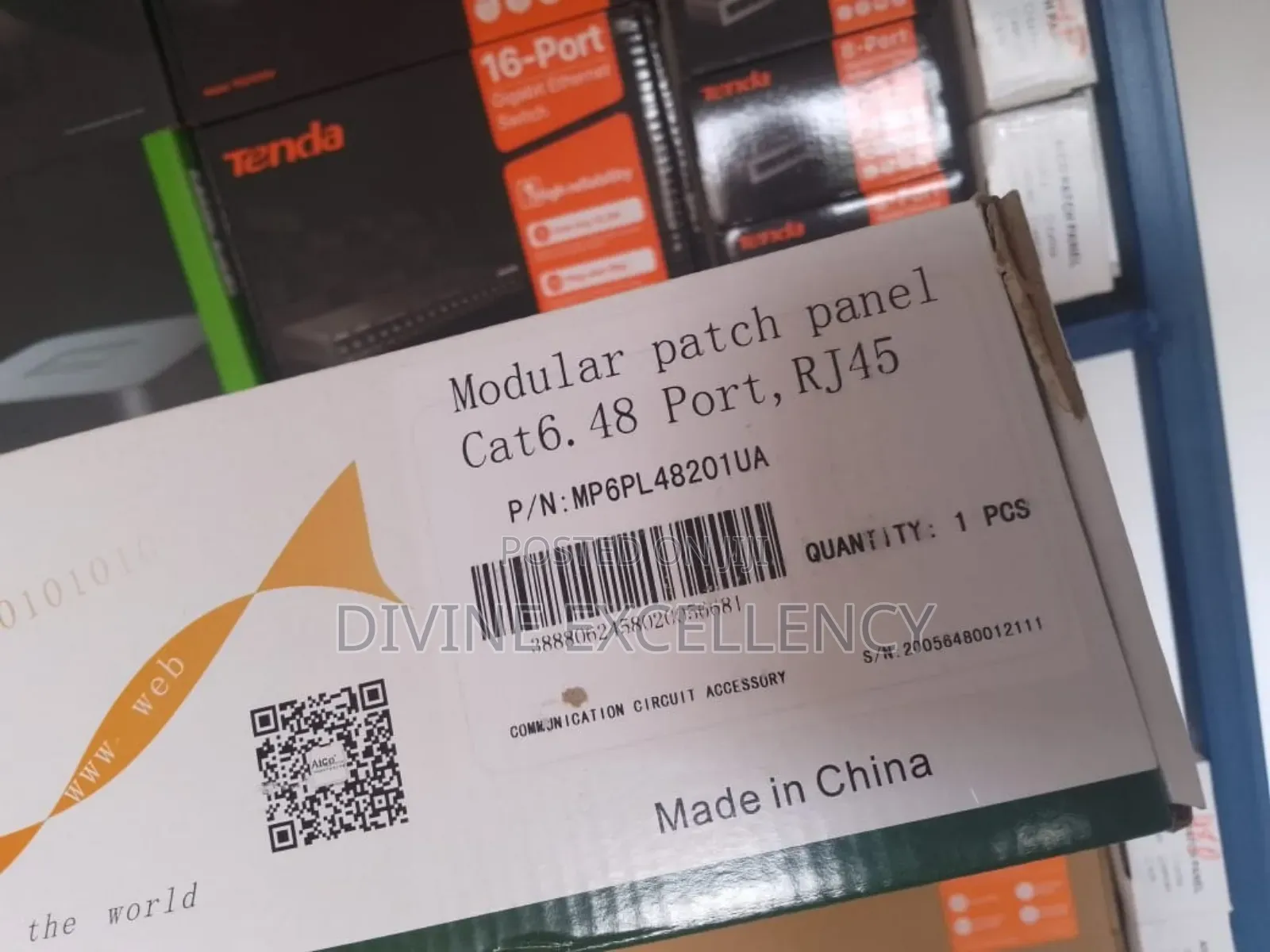 Aico 48 Port Cat 6 Patch Panel