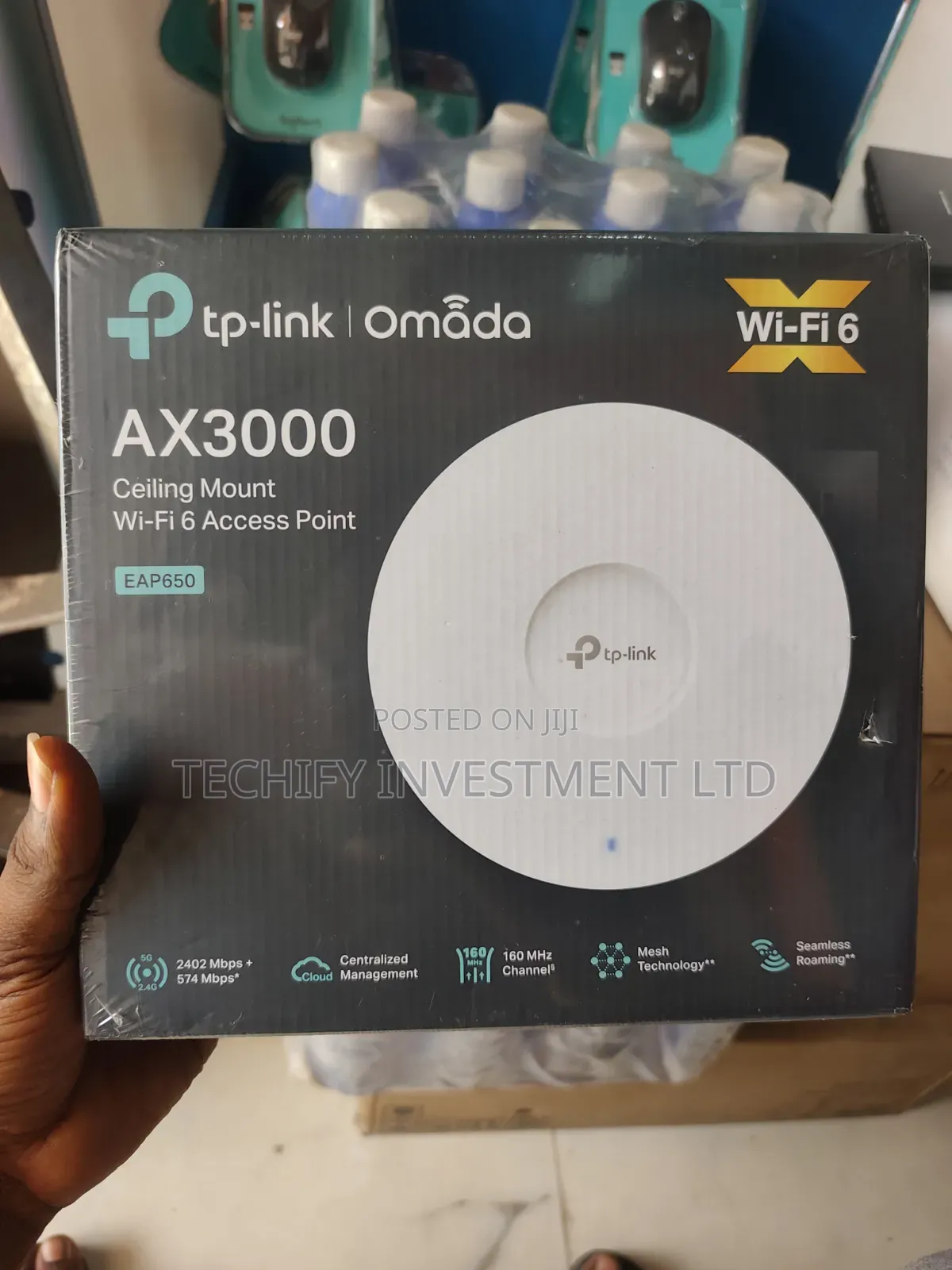 Tplink Ax3000 Indoor Ceiling Mount Wifi 6 Access Point