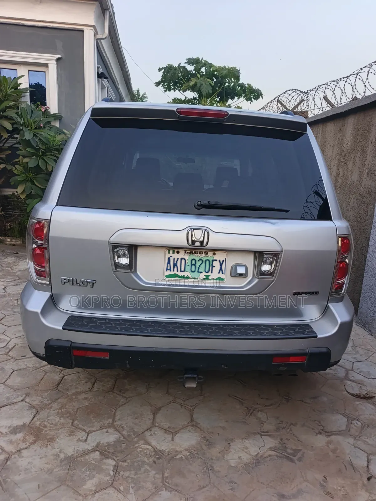 Honda Pilot EX-L 4x4 (3.5L 6cyl 5A) 2006 Silver