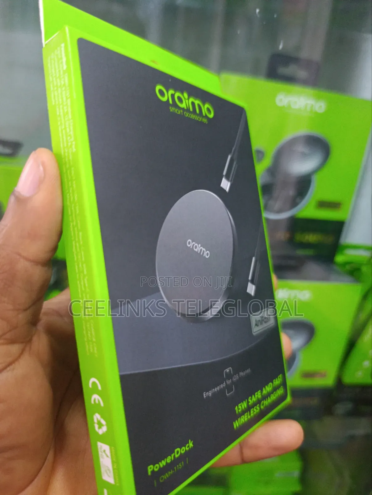 Oraimo Power-Dock 15w Magnetic Wireless Fast Charging-Pad Owh-1151