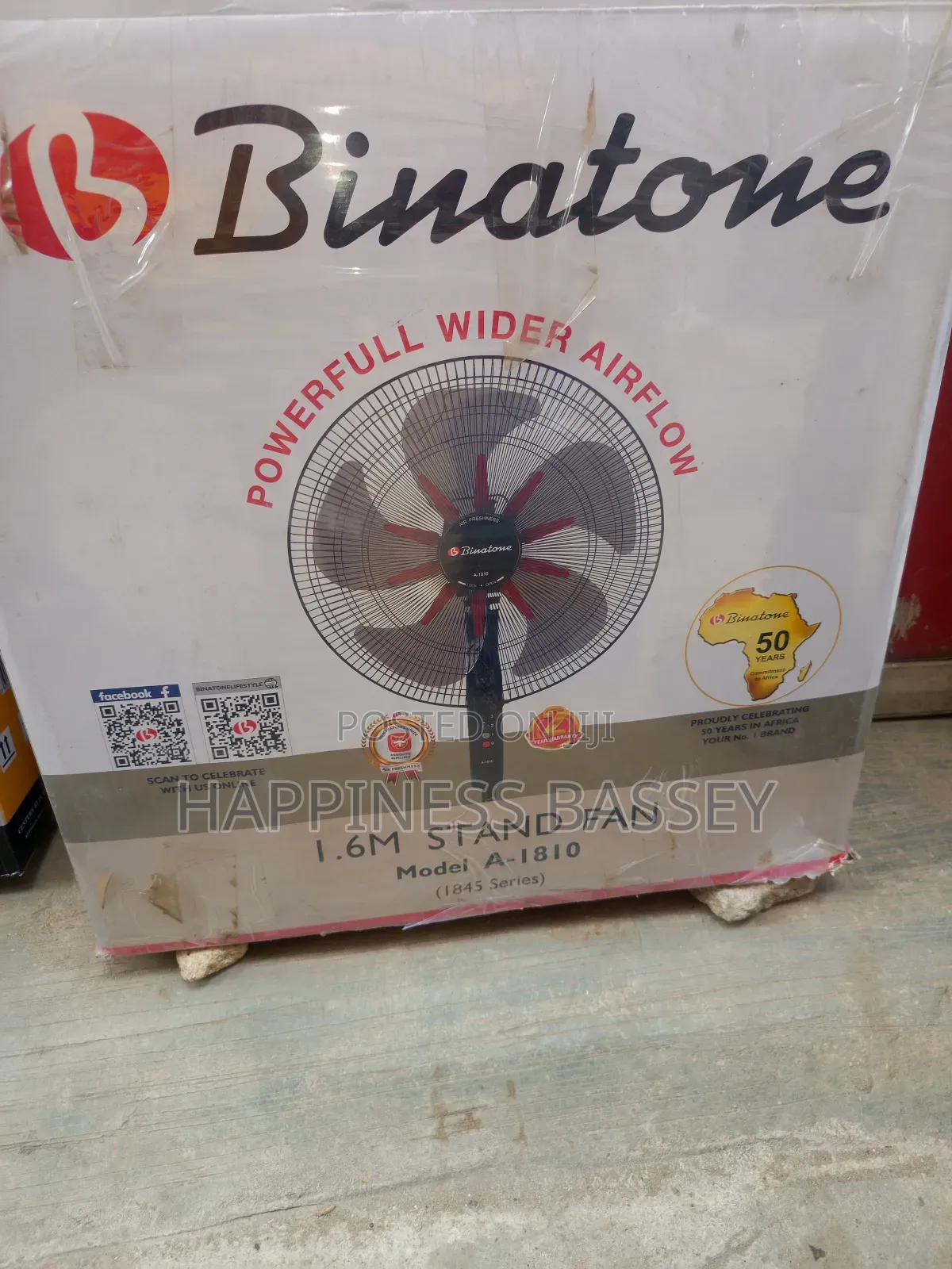 Binatone Standing Fan Mode a 1810