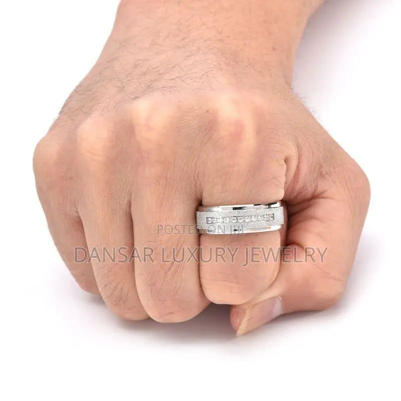 Top Quality Steel Diamond Men’S Ring