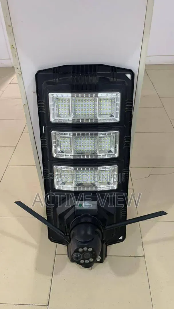 Solar Street Light With 3lens Camera