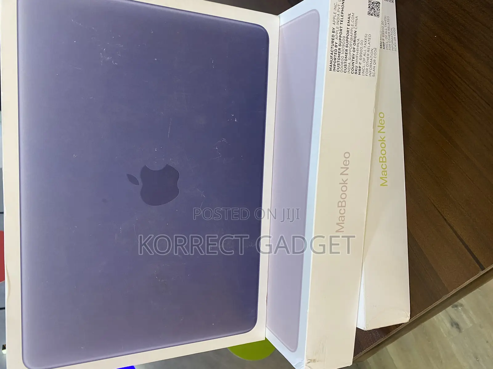 New Laptop Apple MacBook Neo 2026 8GB SSD 256GB