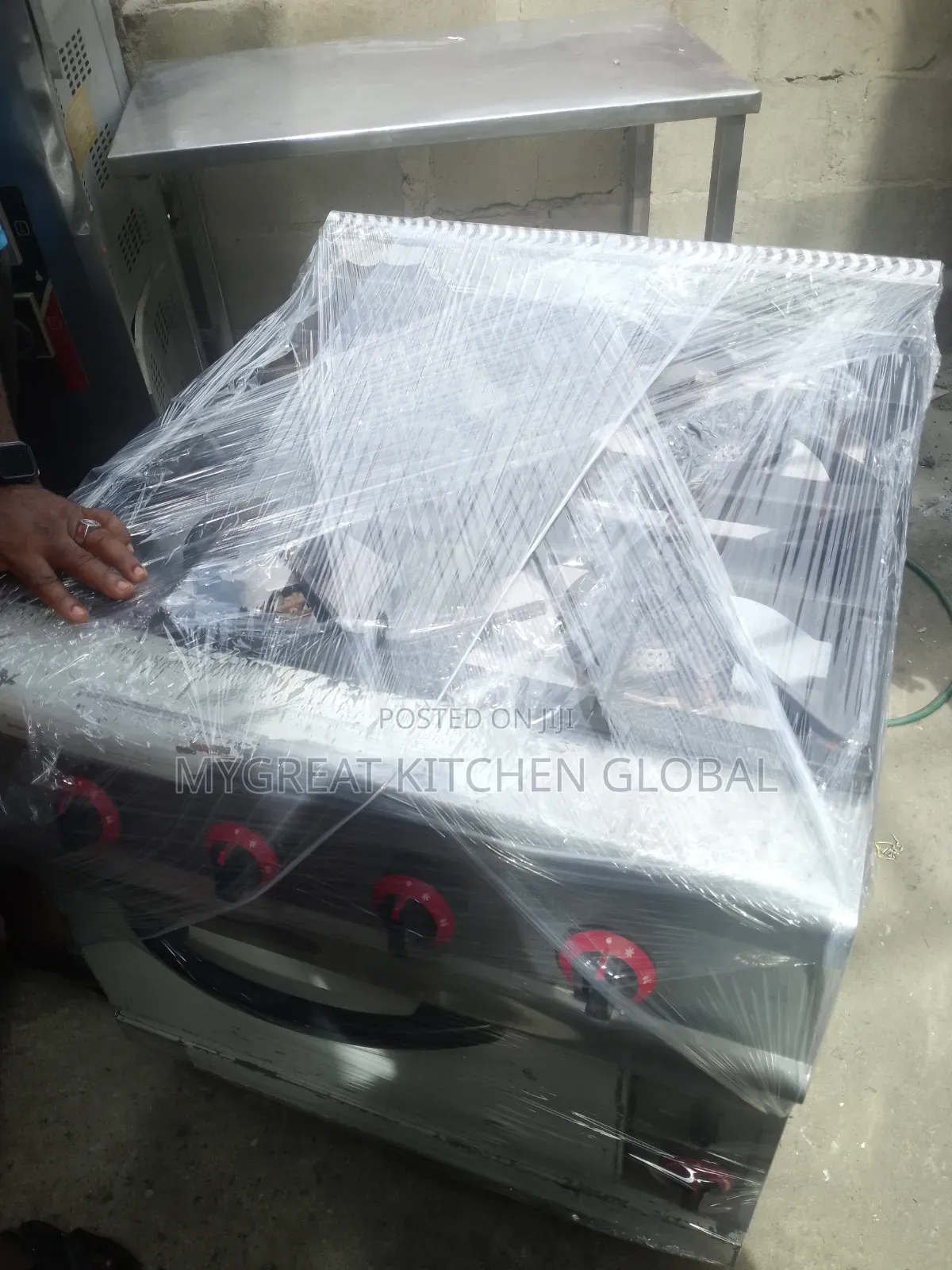 Gas Cooker 4burners With Oven Cabinet