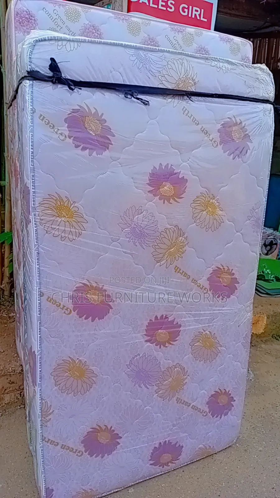 31⁄2 by 6ft by 8inches Semi Orthopaedic Mattress