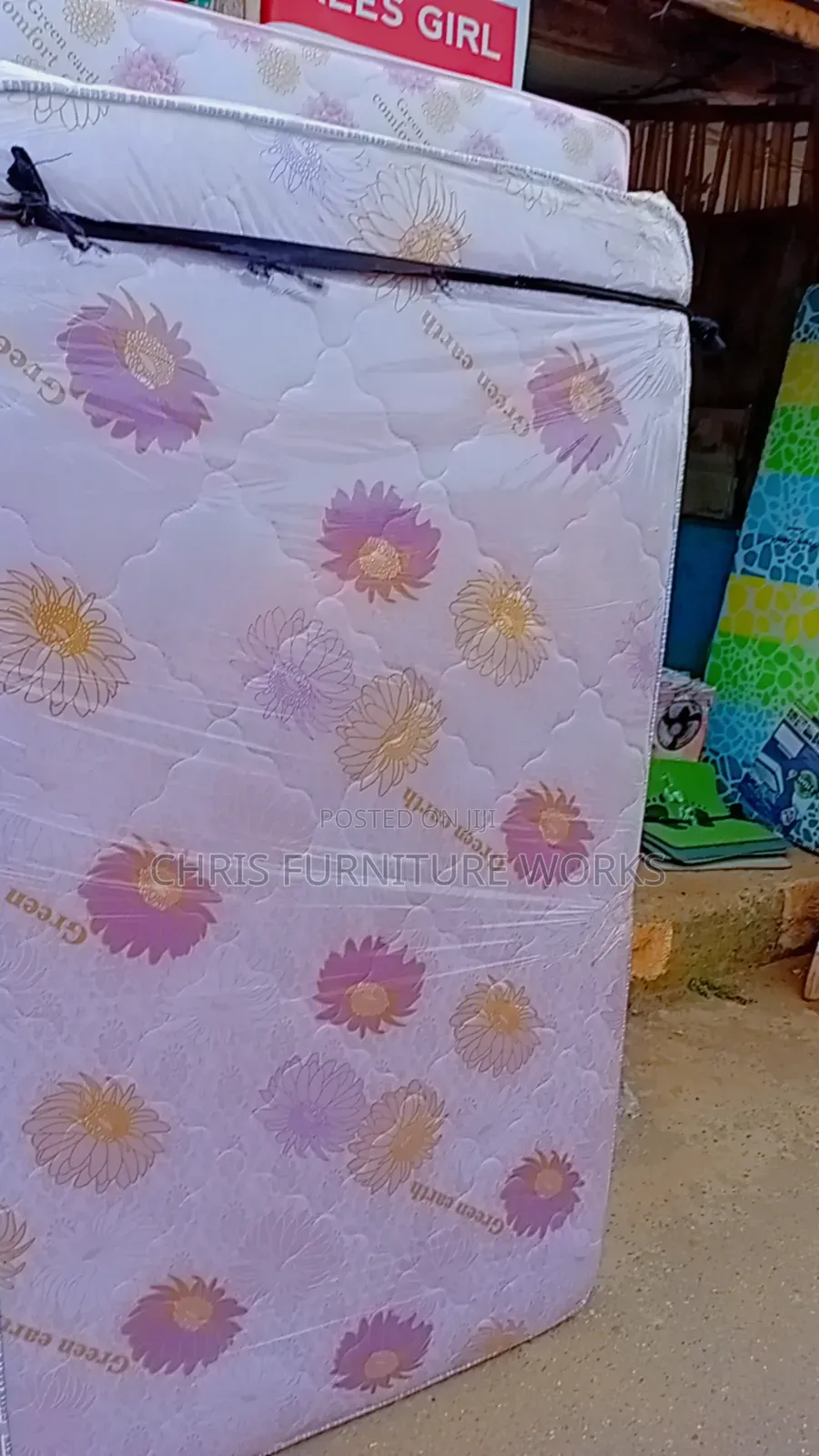 31⁄2 by 6ft by 8inches Semi Orthopaedic Mattress