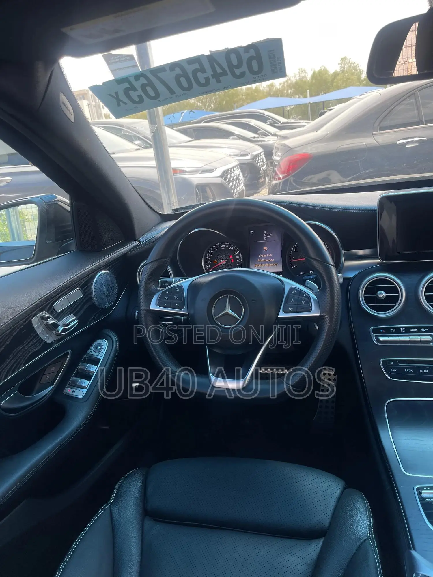 Mercedes-Benz C300 Sport 4dr AWD 4Matic Sedan (2.0L 4cyl 7A) 2015 Black