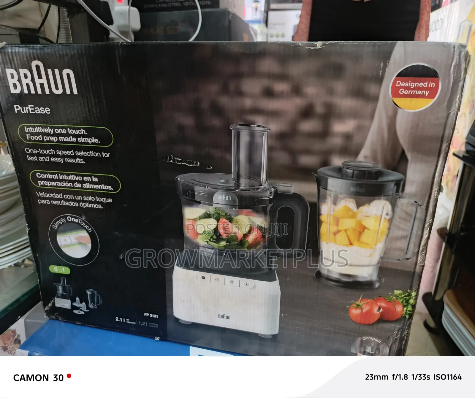 Braun 800w Food Processor – Powerful Efficient Kitchen Companion