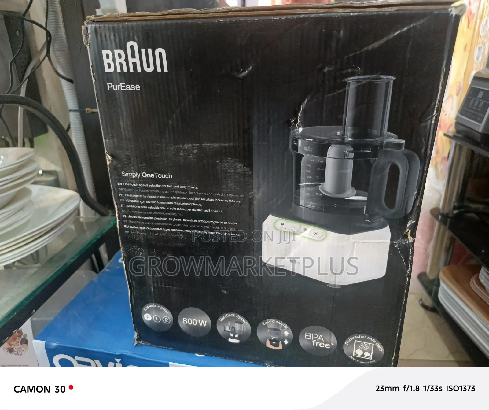 Braun 800w Food Processor – Powerful Efficient Kitchen Companion