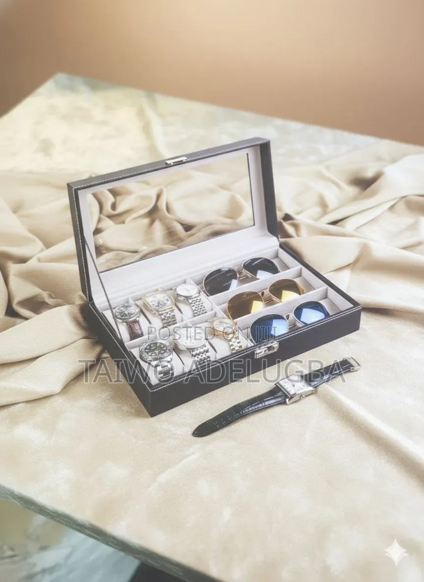 6+3 Watch and Eyeglass Organizer