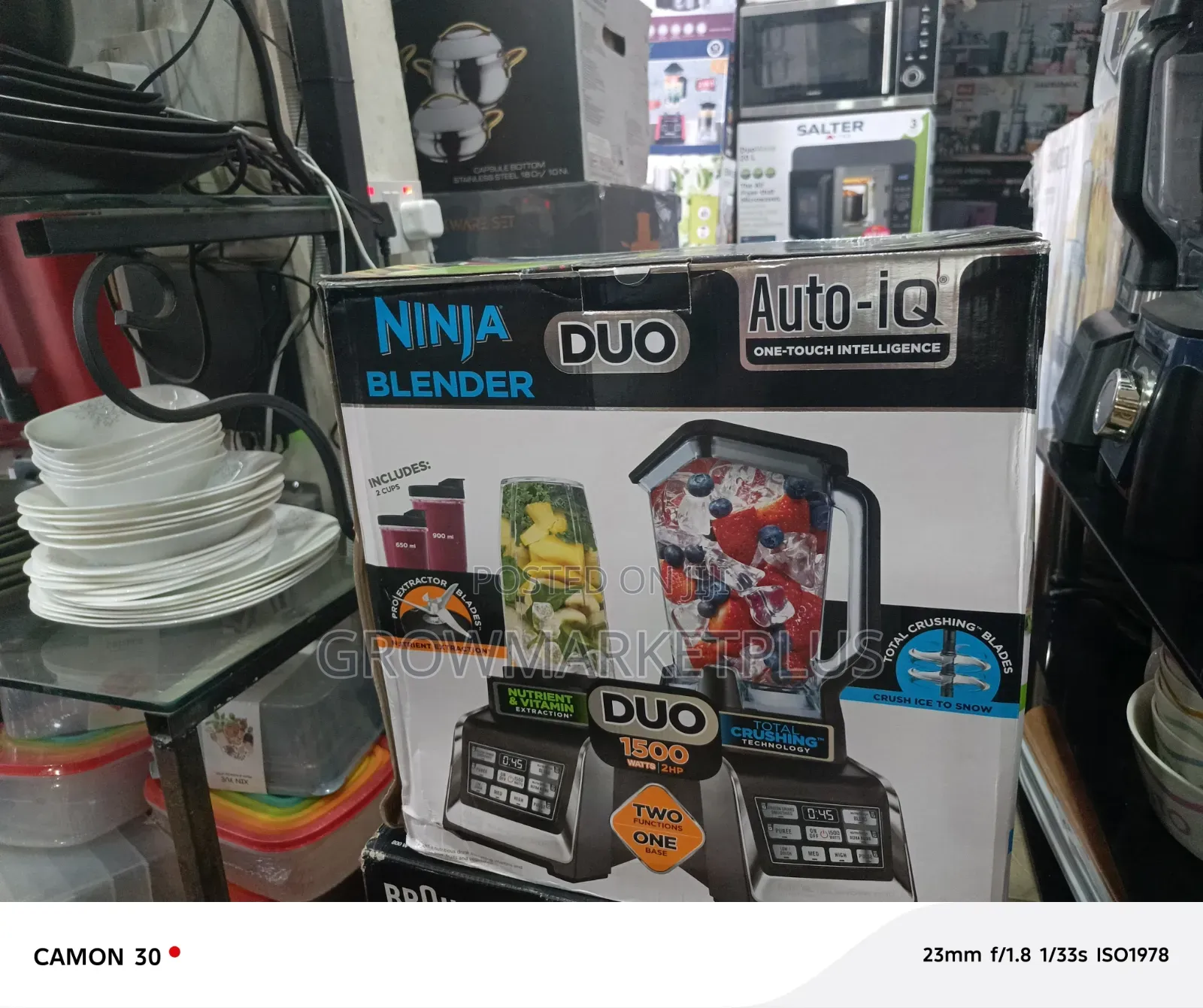 Ninja Duo Blender 1500w With Auto-Iq – Powerful 2-in-1 Kitchenmachine