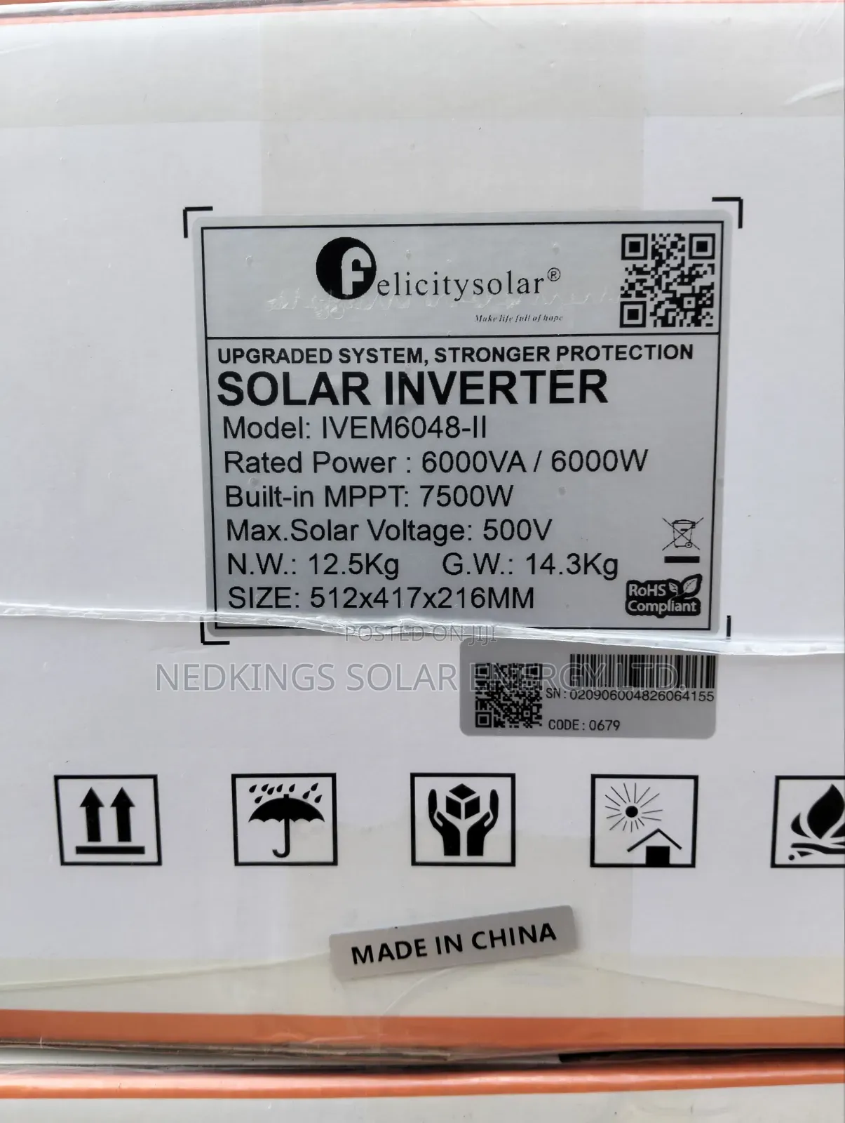 Felicity 6kva 48v Hybrid Inverter