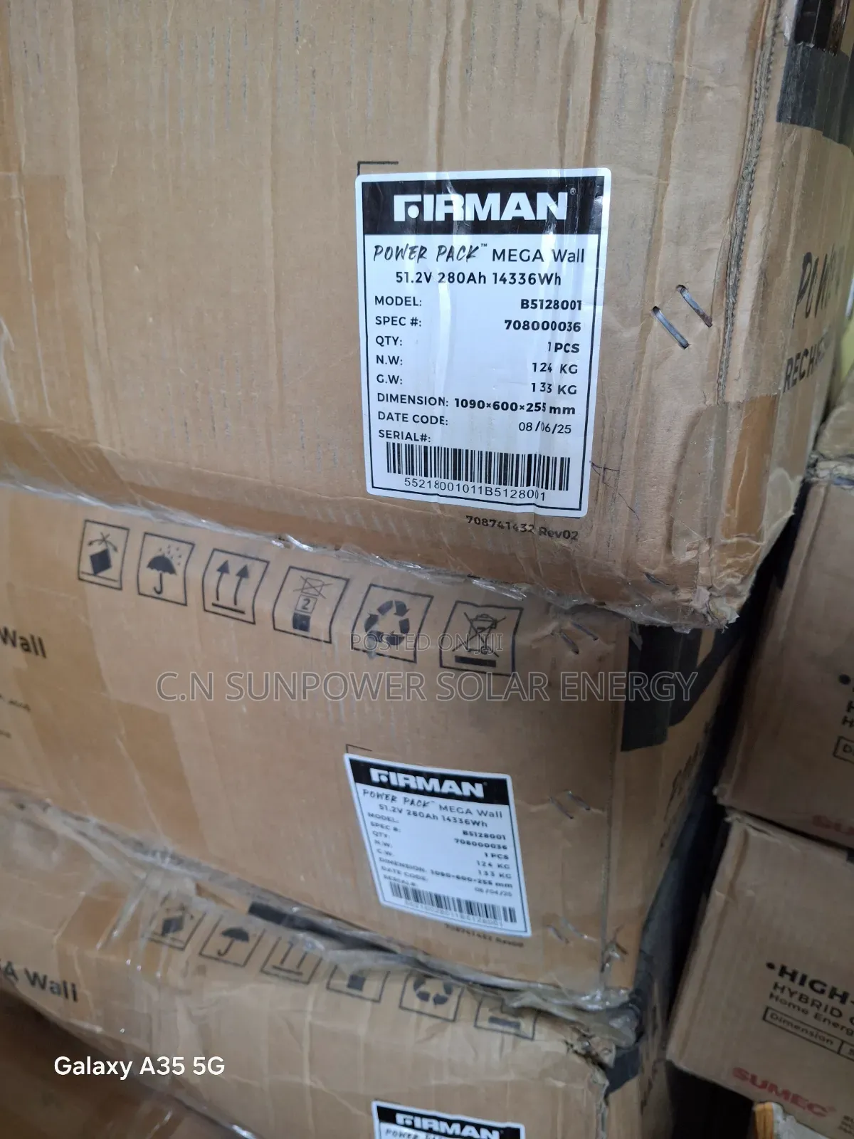 15kwh/48v F.Irman Lithium-Iron Battery