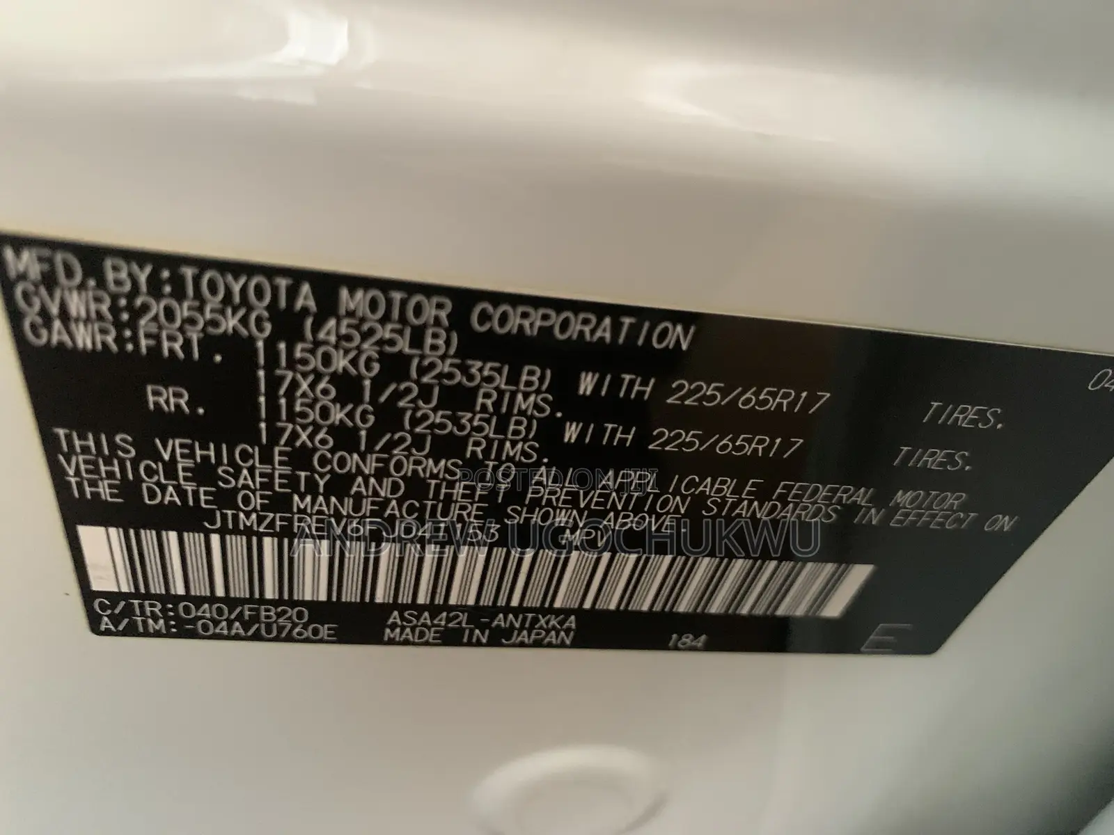 Toyota RAV4 2015 White