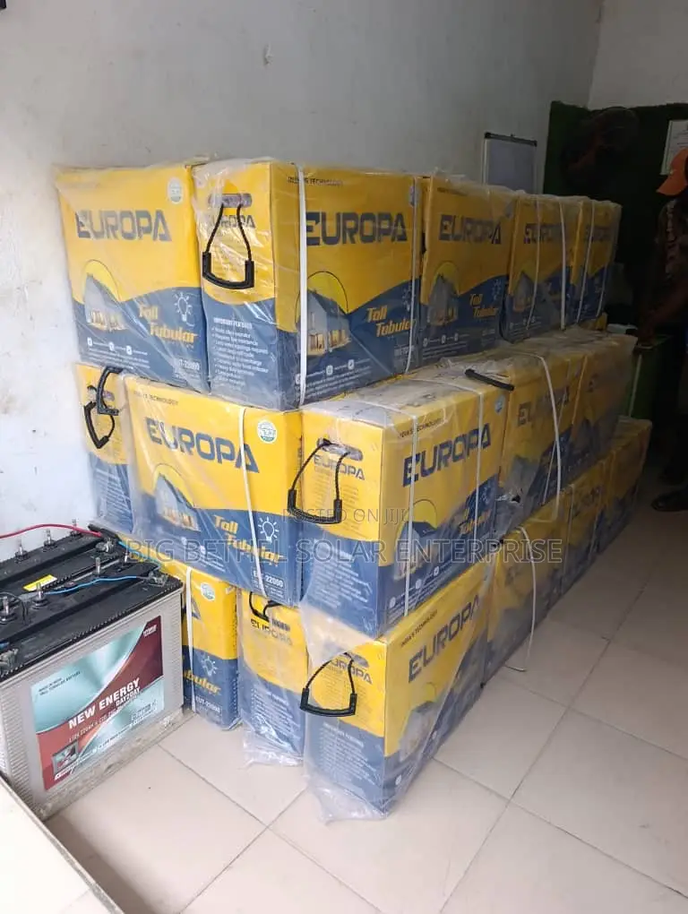 220ah 12v Europe Indian Tubulra Solar Battery