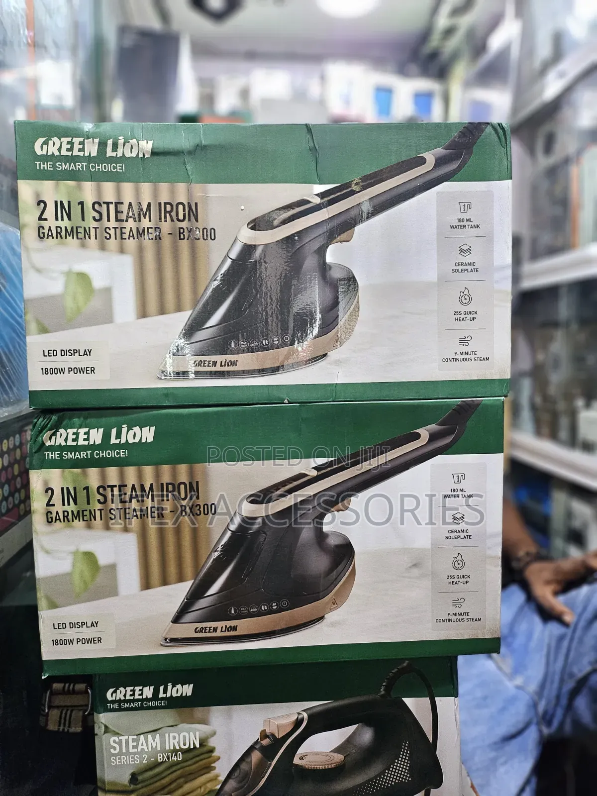 Green Lion 2 in 1 Steam Iron