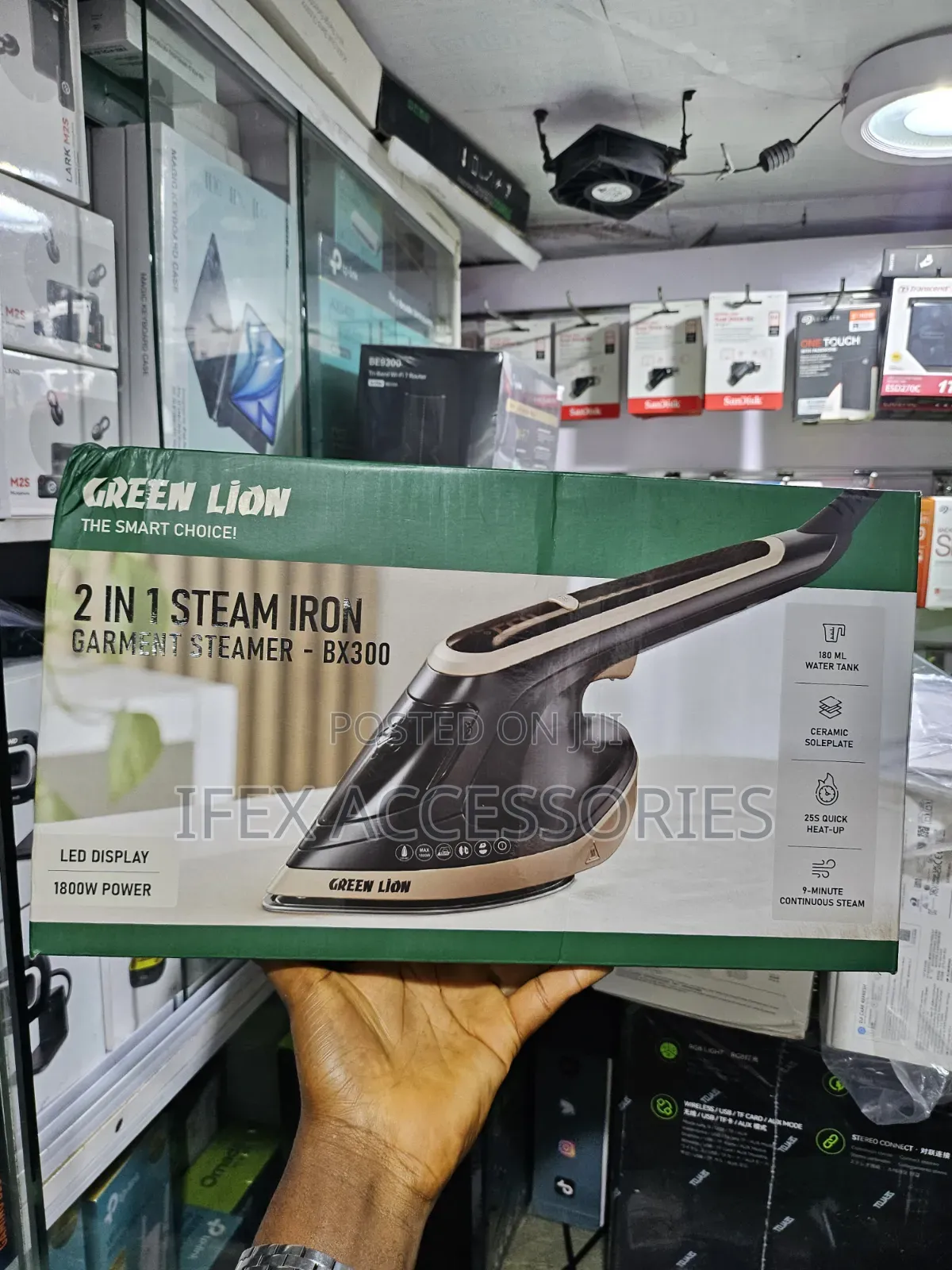 Green Lion 2 in 1 Steam Iron