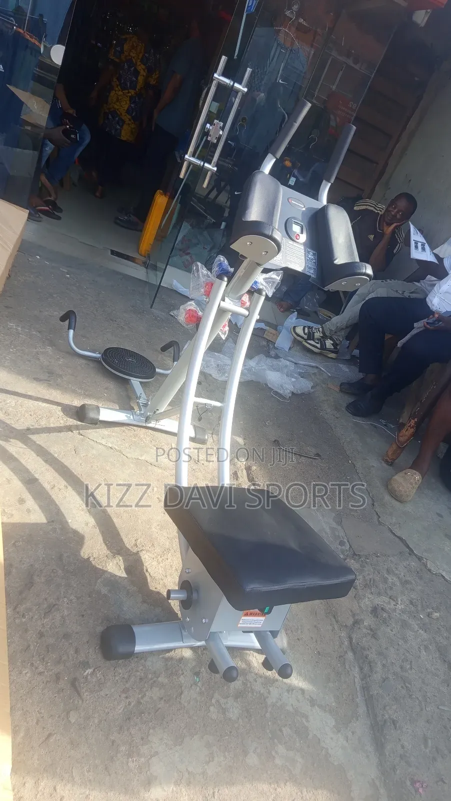 Ab Coaster Machine With Twister and Dumbbells