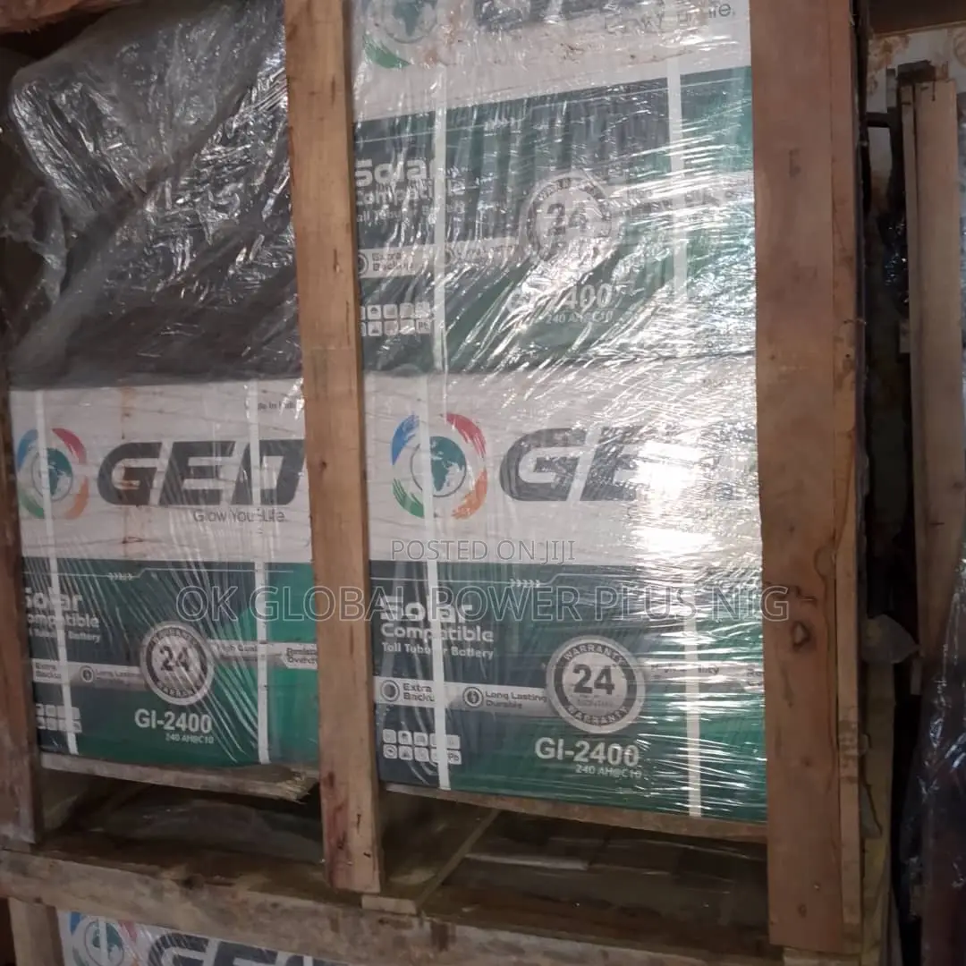 Geo 240ah Tall Indian Tubular Battery With 2 Years Warranty