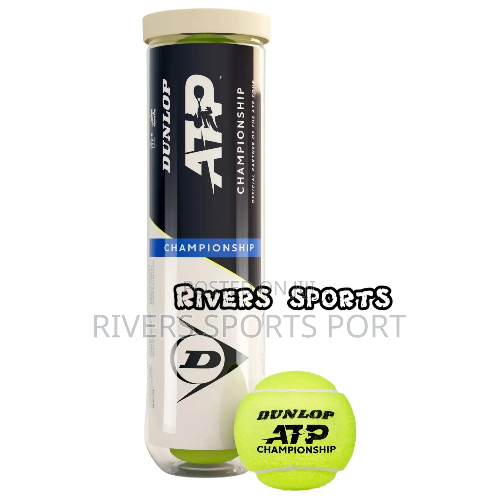 Dunlop Atp Championship Tennis Ball for Sand, Hard Court and Lawn