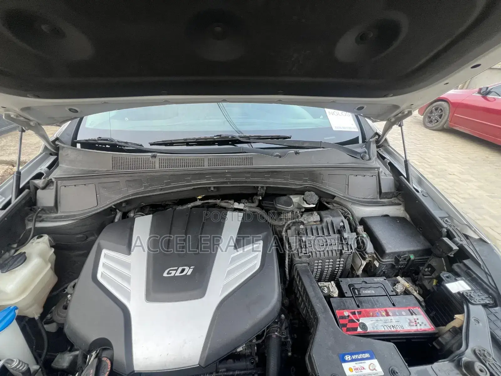 Hyundai Santa Fe Limited 4dr SUV AWD (3.3L 6cyl 6A) 2014 Silver
