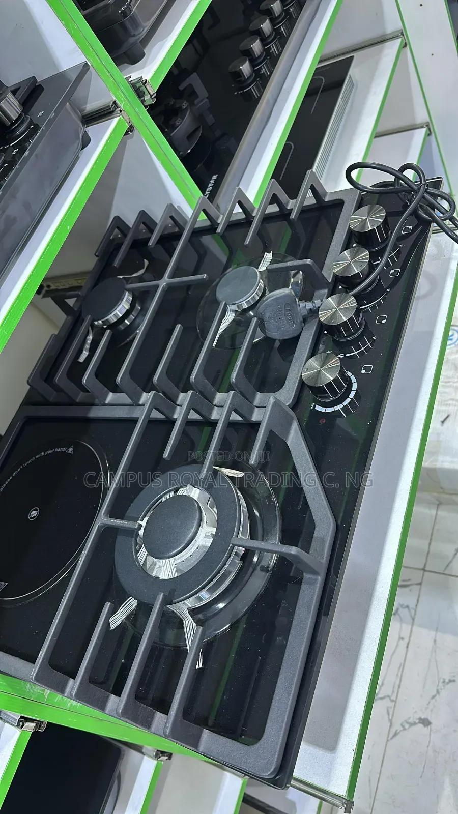 3 Burner 1 Electric Table Top Gas’S Cooker