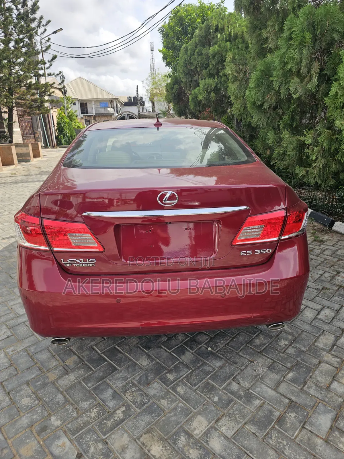 Lexus ES 350 2011 Red