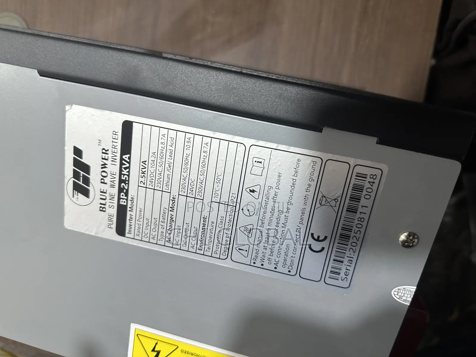 Blue Power 2.5kva 24v Inverter