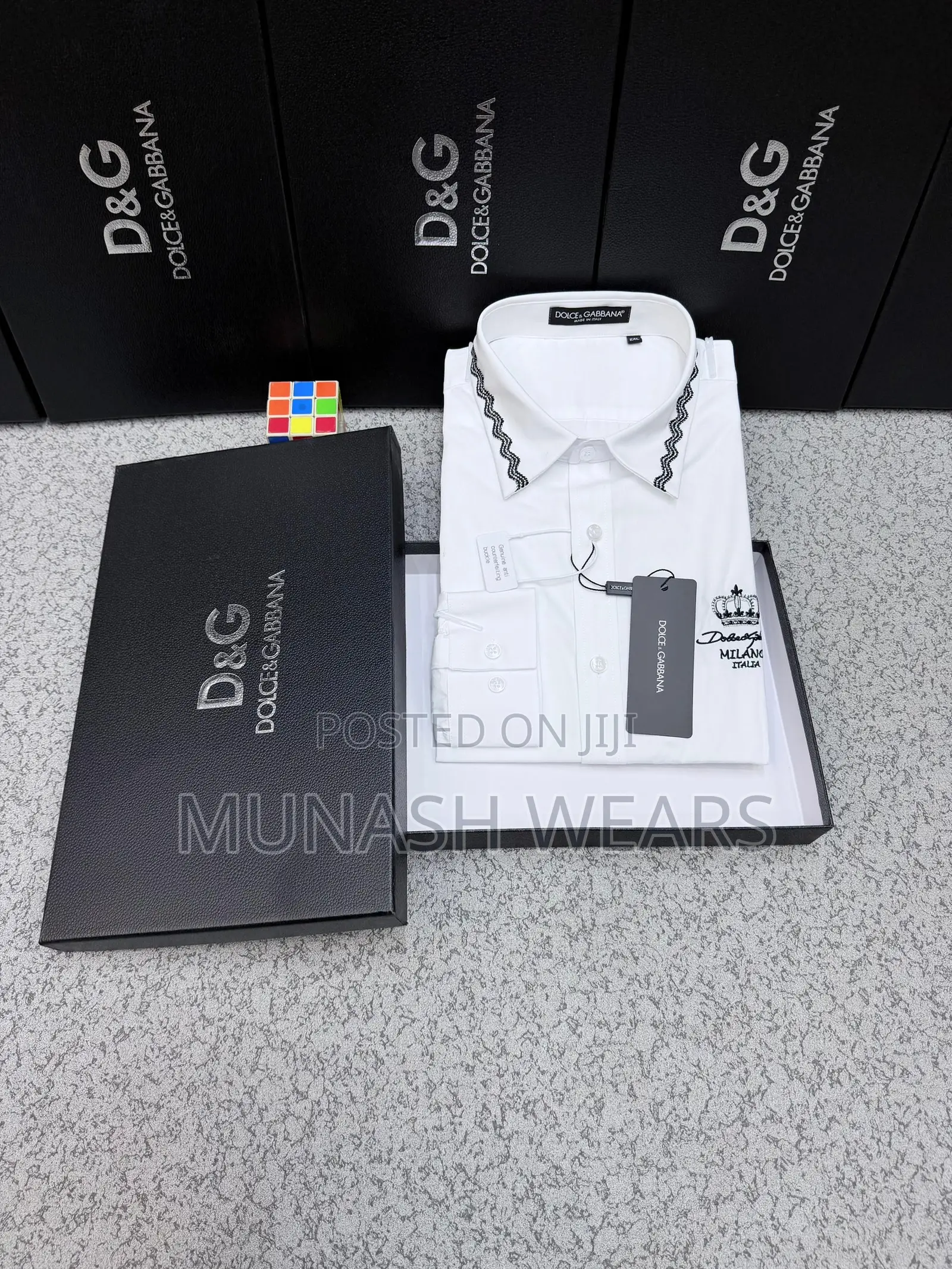 Dolce Gabbana Fully Boxed Shirt M-5xl
