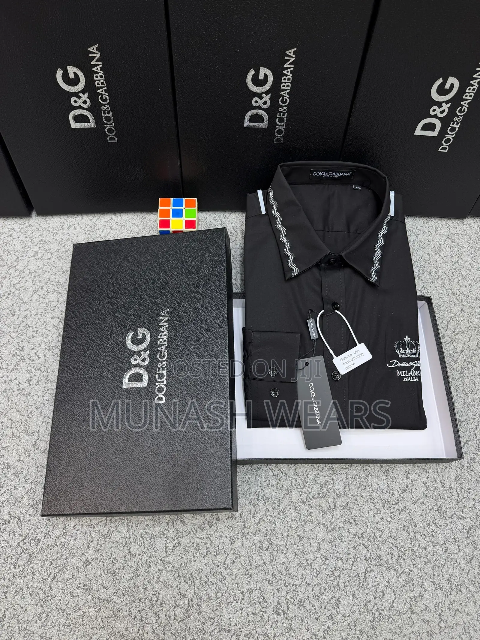 Dolce Gabbana Fully Boxed Shirt M-5xl